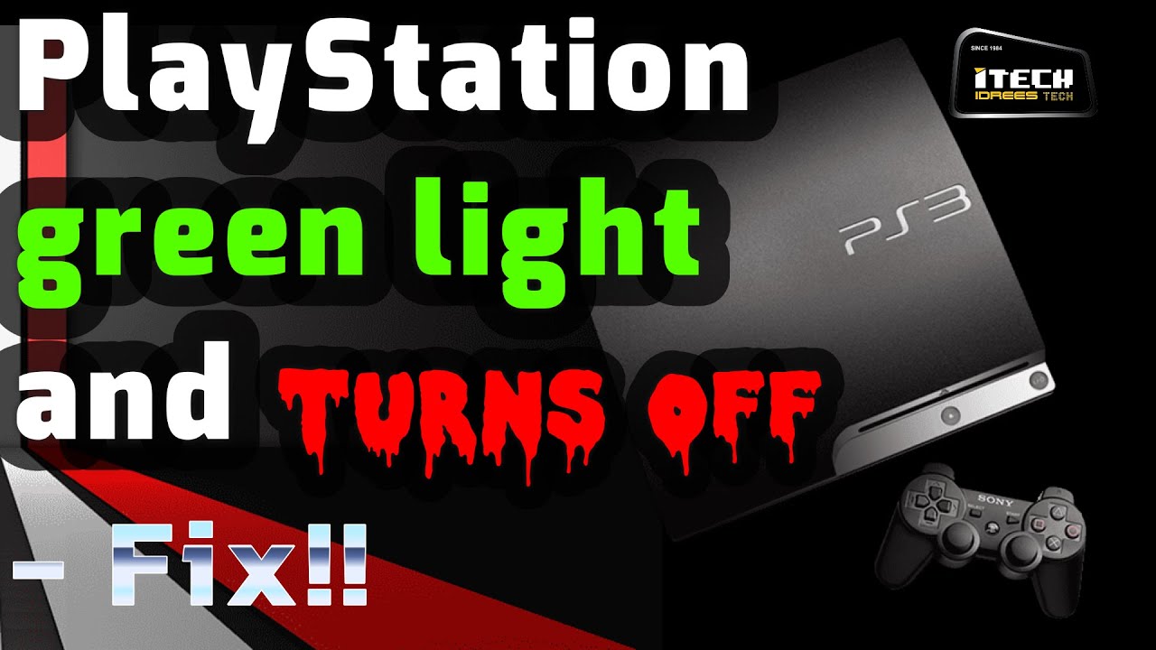 ps3 flashing green light