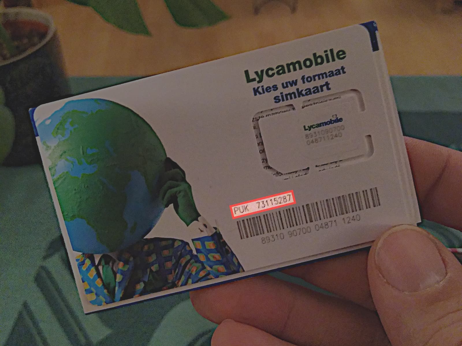 puk lycamobile