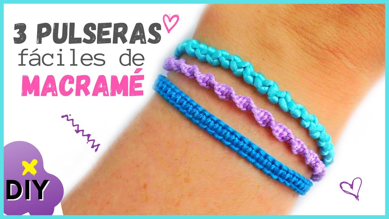 pulseras de macrame