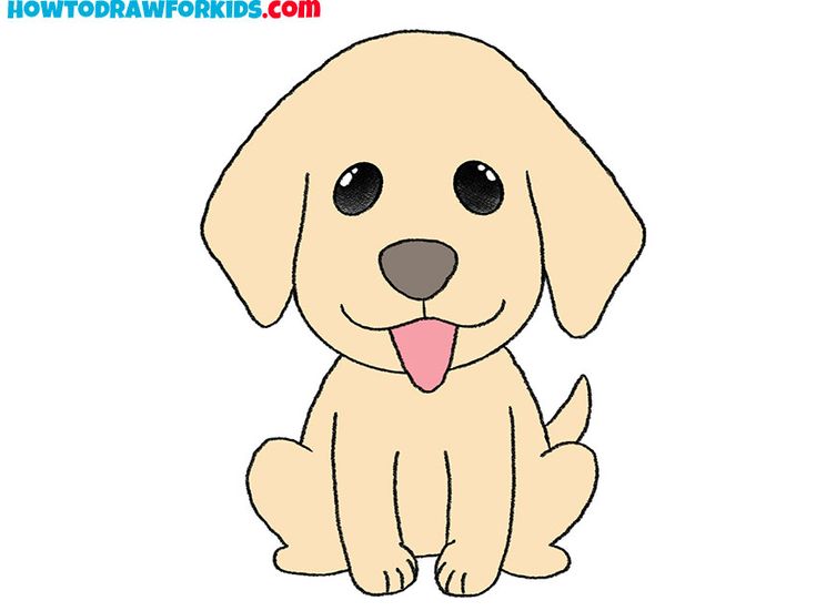 puppy images drawing