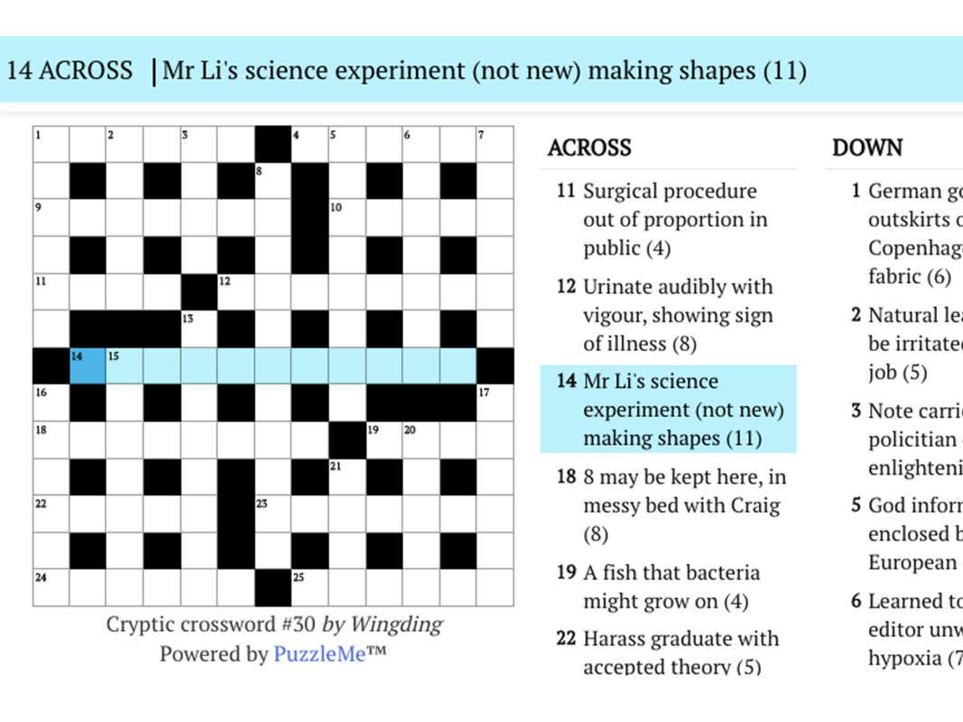 puts right crossword clue