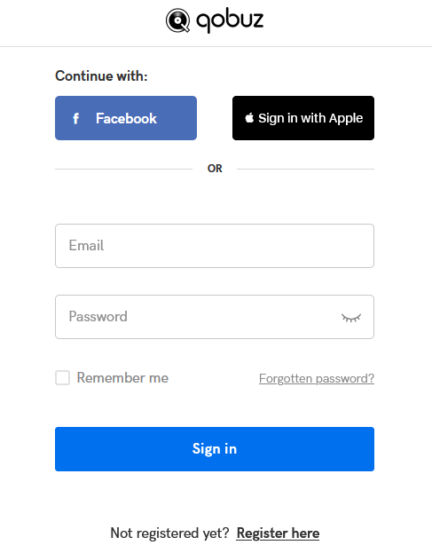 qobuz login