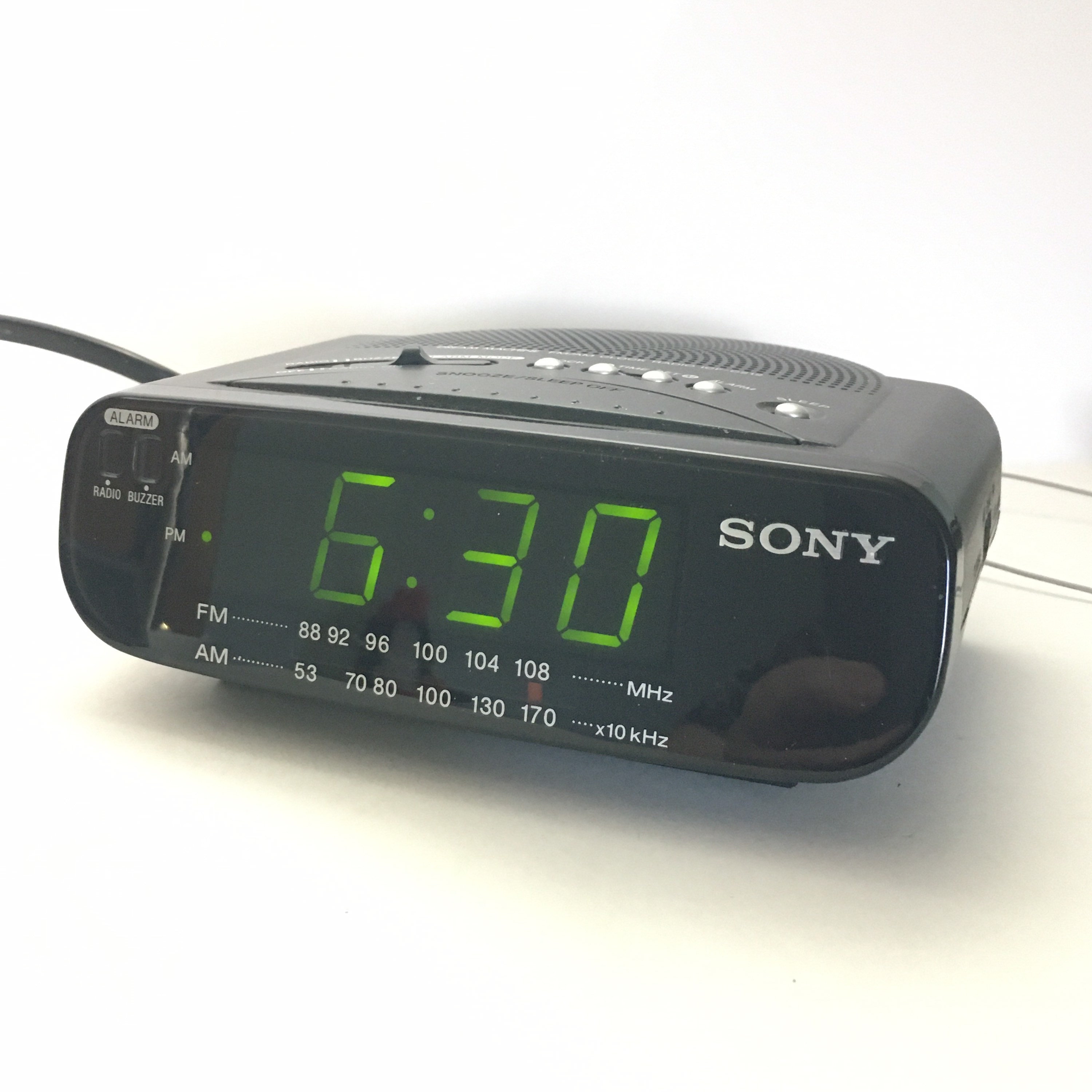 radio alarm clock sony