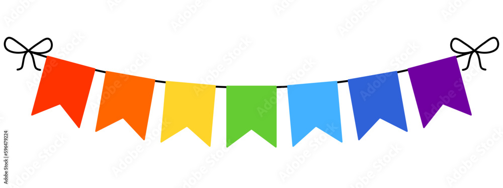 rainbow banner clipart