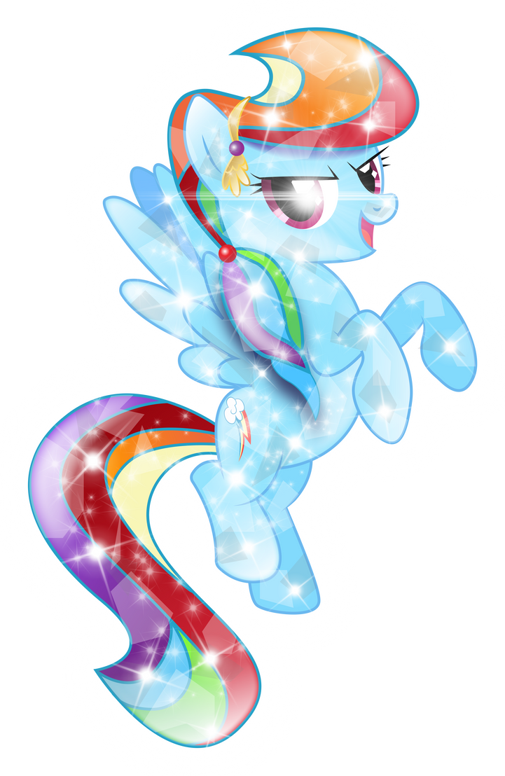 rainbow dash crystal