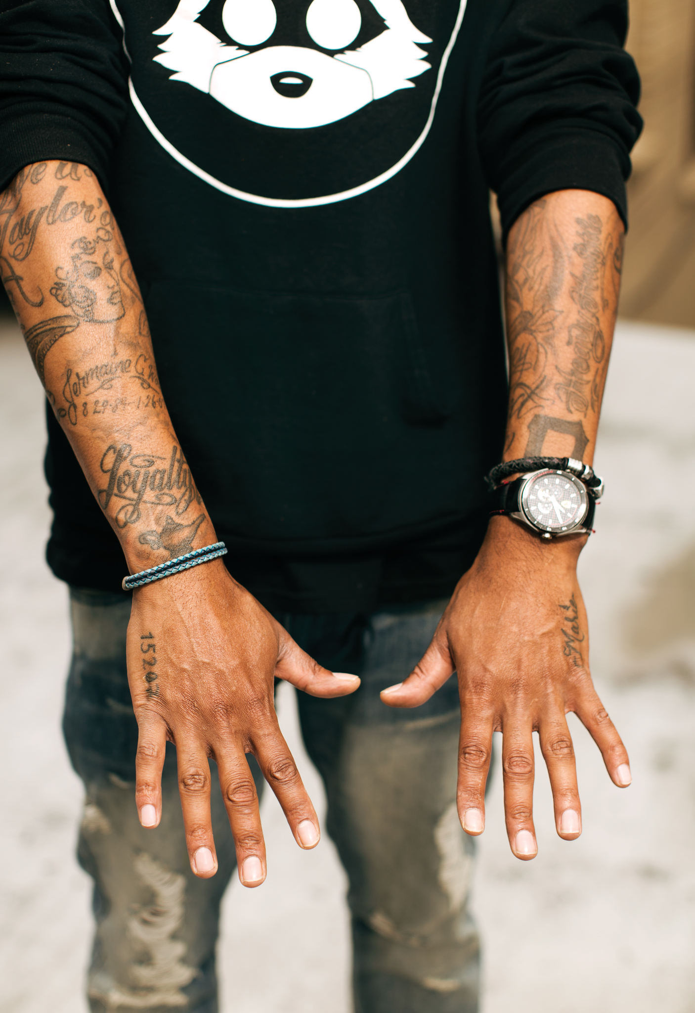 rappers with hand tattoos