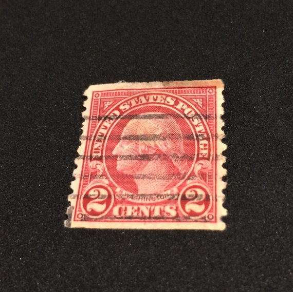 rare 2 cent george washington stamp