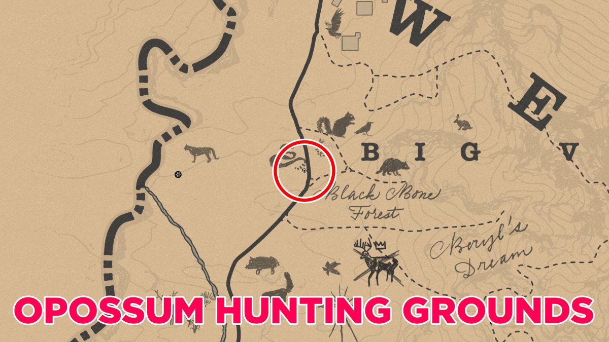 rdr2 opossum location