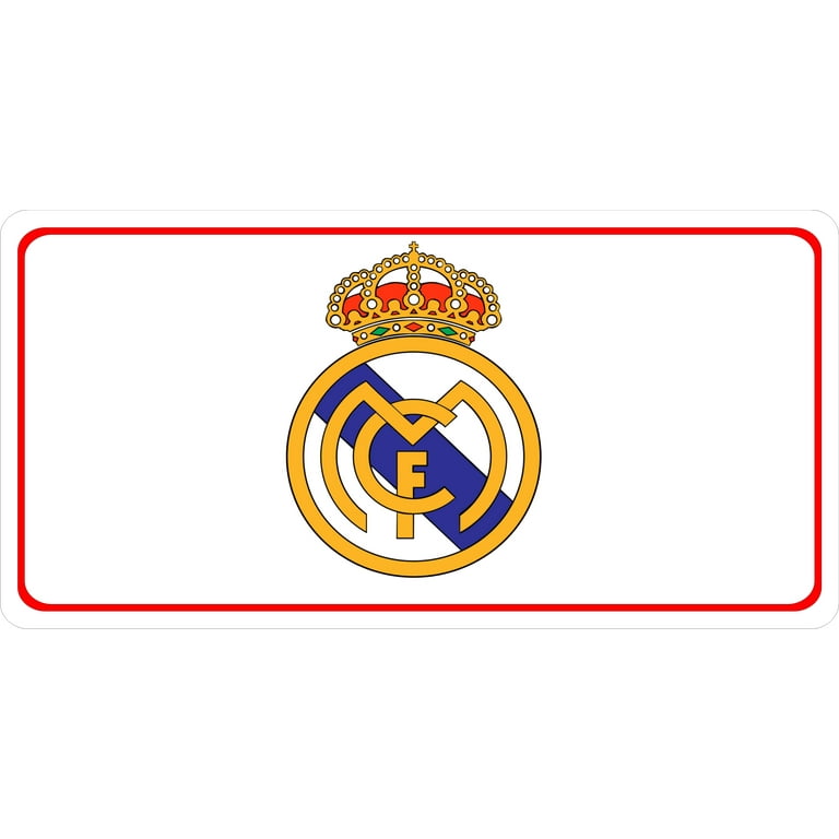 real madrid license plate