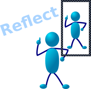 reflecting clipart