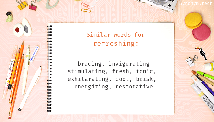 refreshing synonyms