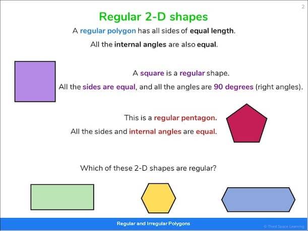 regular and irregular polygon definition