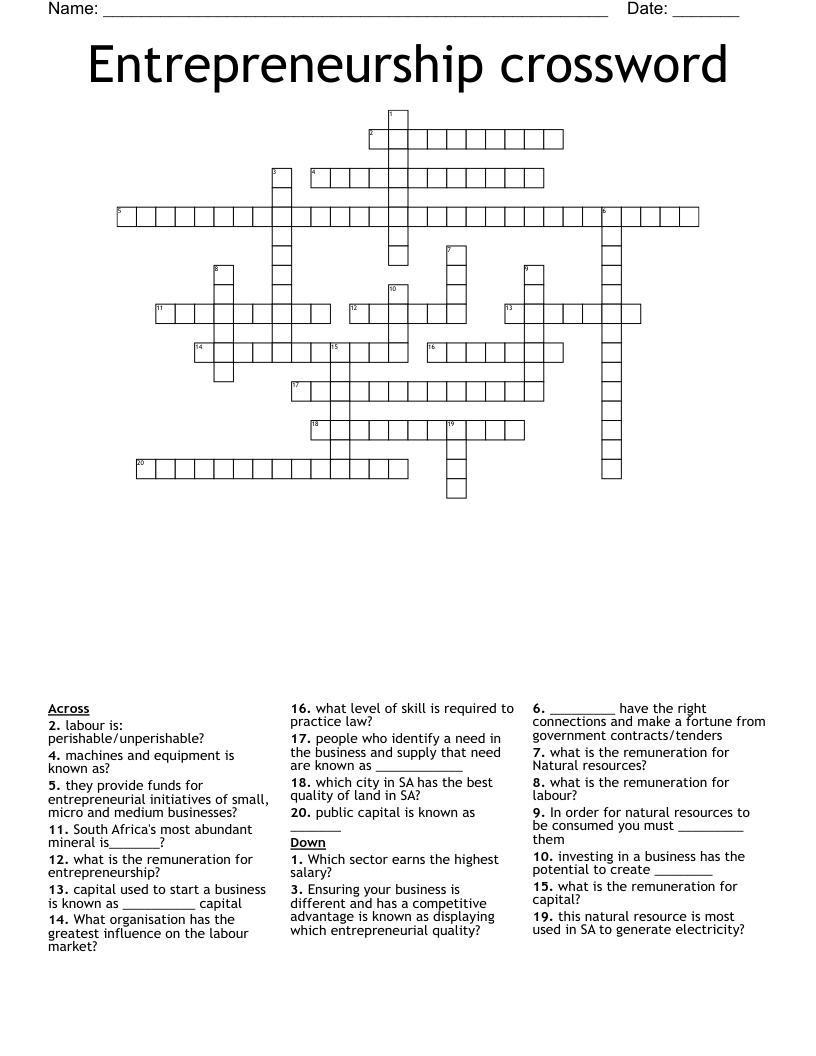 remunerative crossword