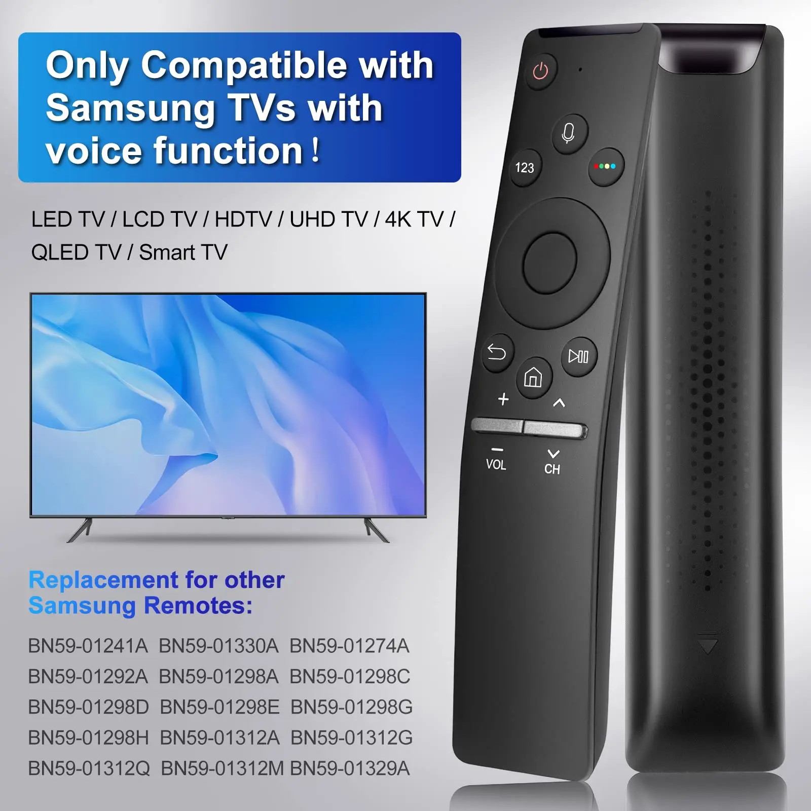 replacement remote control for samsung tv