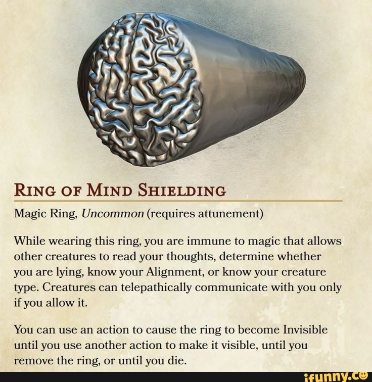 ring of shielding 5e