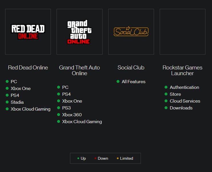 rockstar games server status