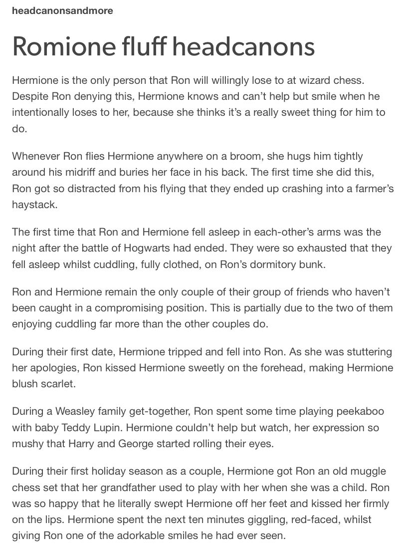 ron and hermione fanfic