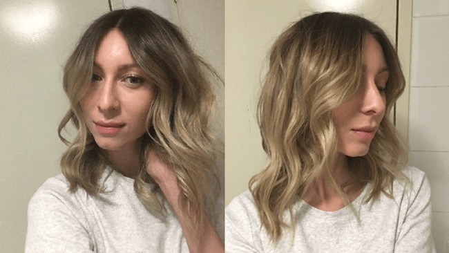 root stretch blonde hair