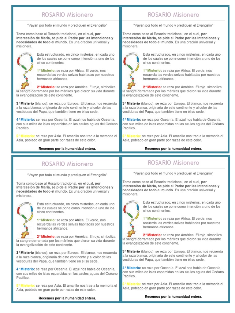 rosario misionero 2023 pdf