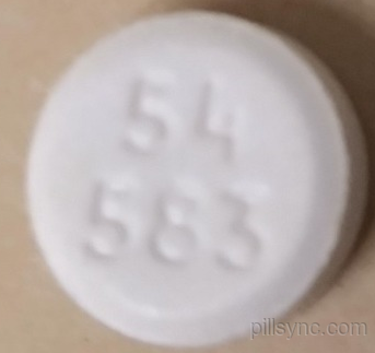 round white pill 54 583