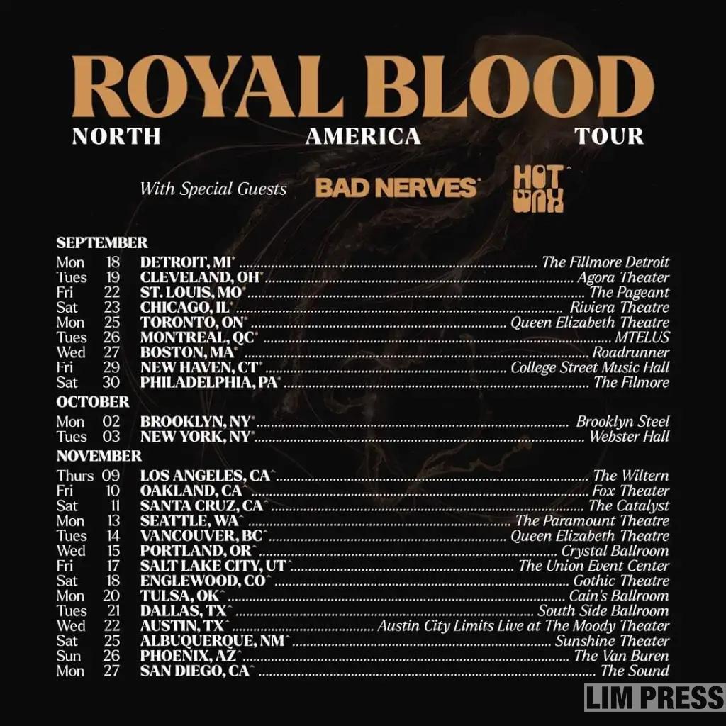 royal blood setlist