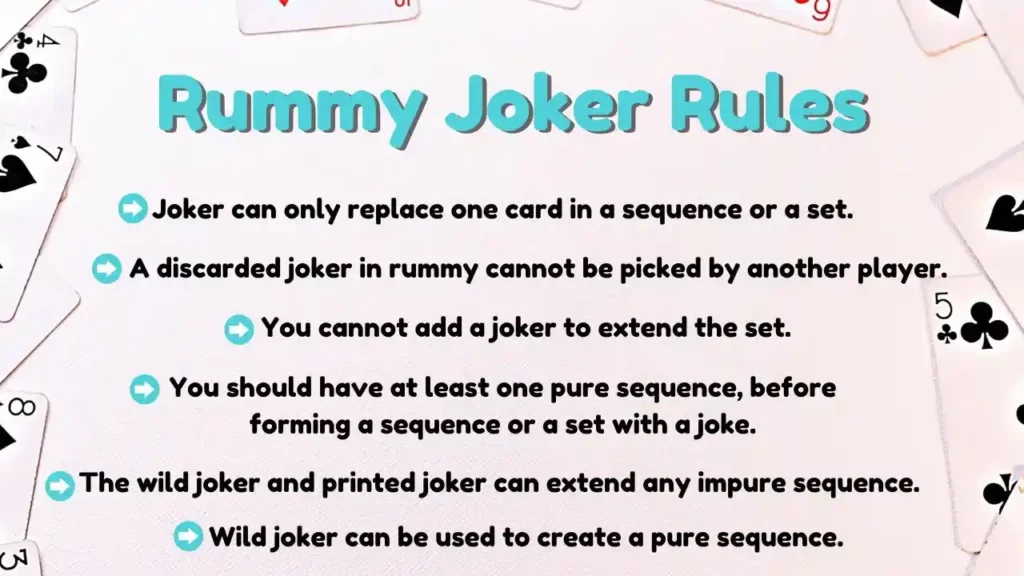 rummy joker rules