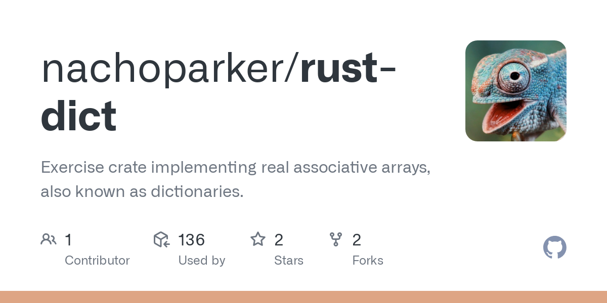 rust dictionary