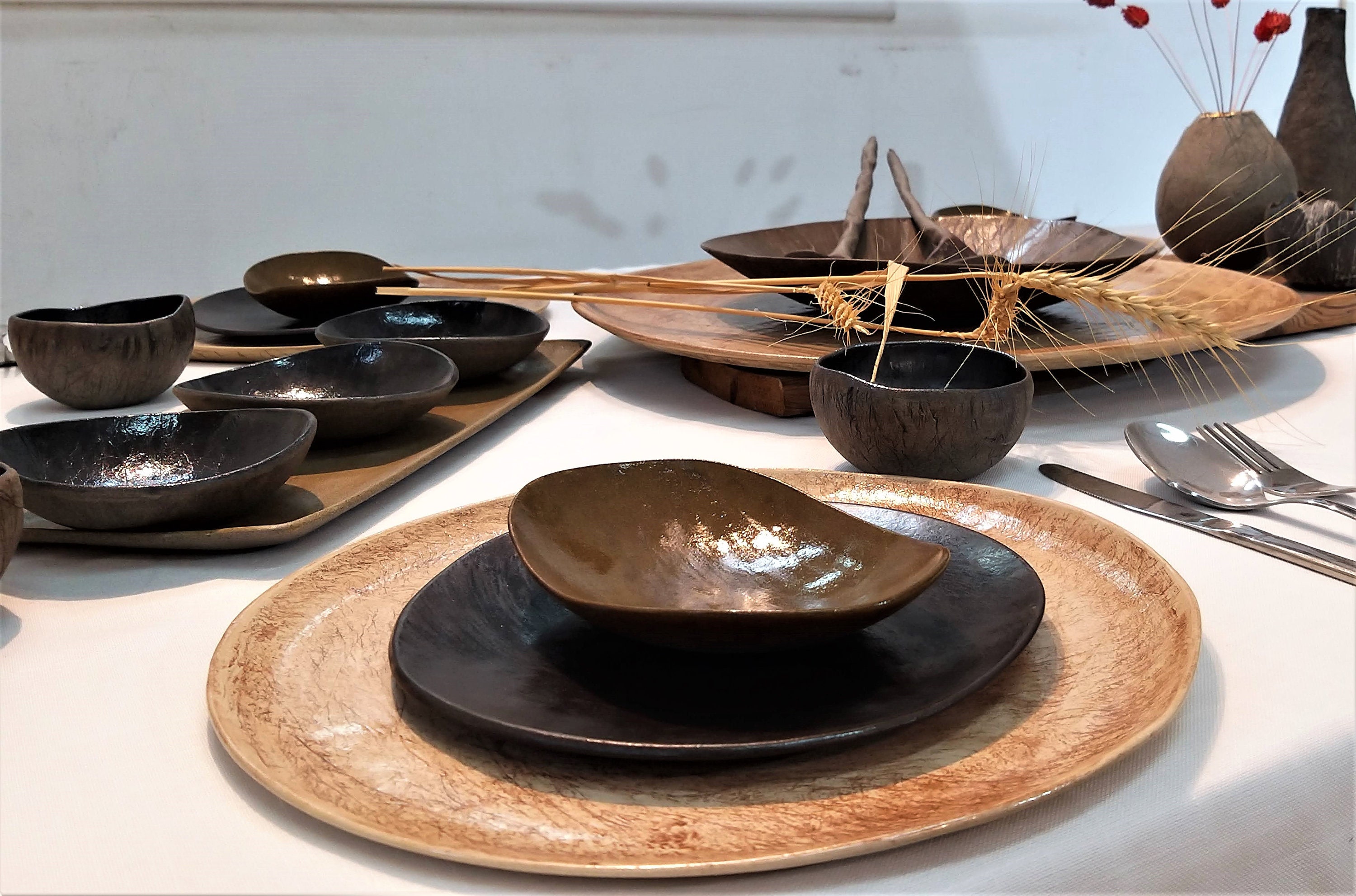 rustic dish sets