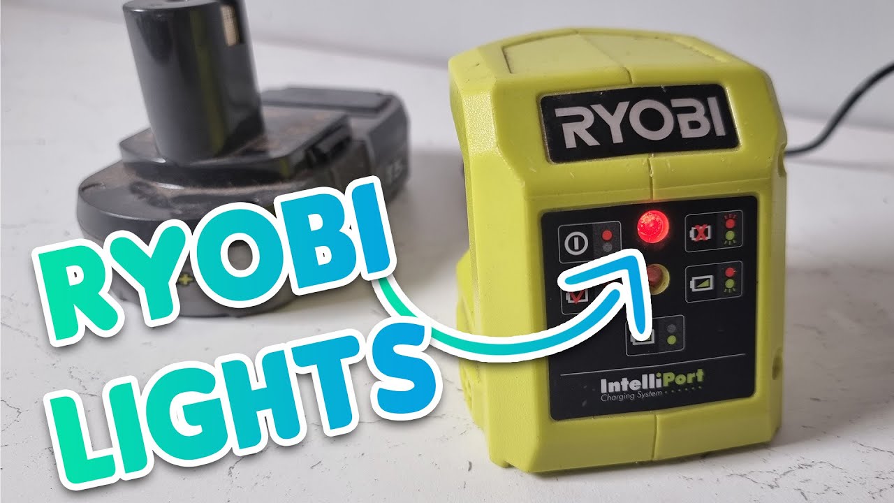 ryobi 18v charger blinking red