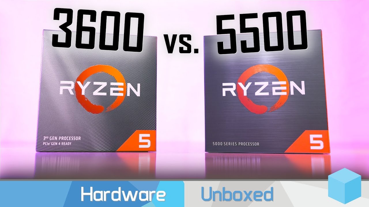 ryzen 5 3600 vs 5500