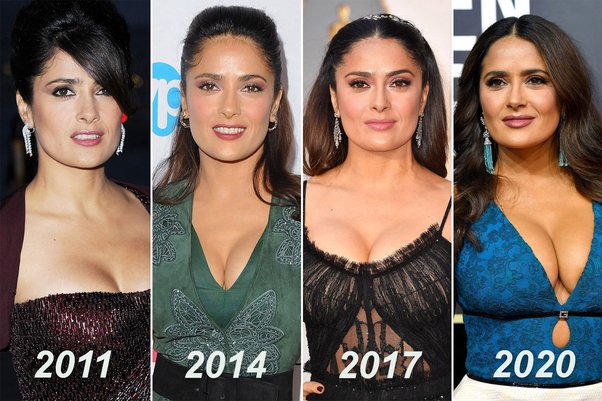 salma hayek height weight