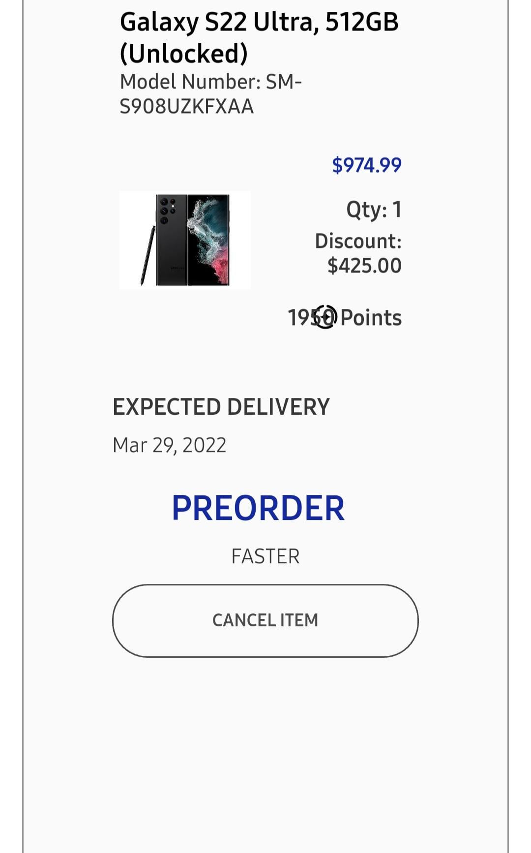 samsung order