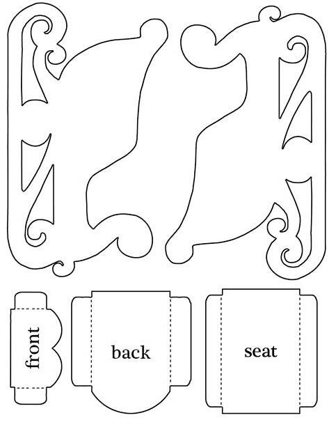 santa sleigh template full size