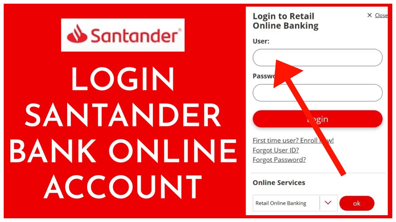 santander online log on