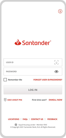 santander personal banking