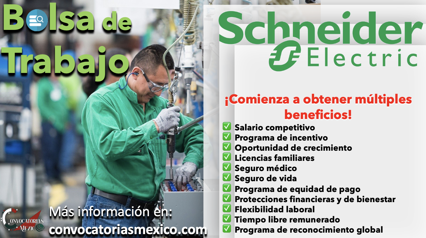 schneider electric bolsa de trabajo