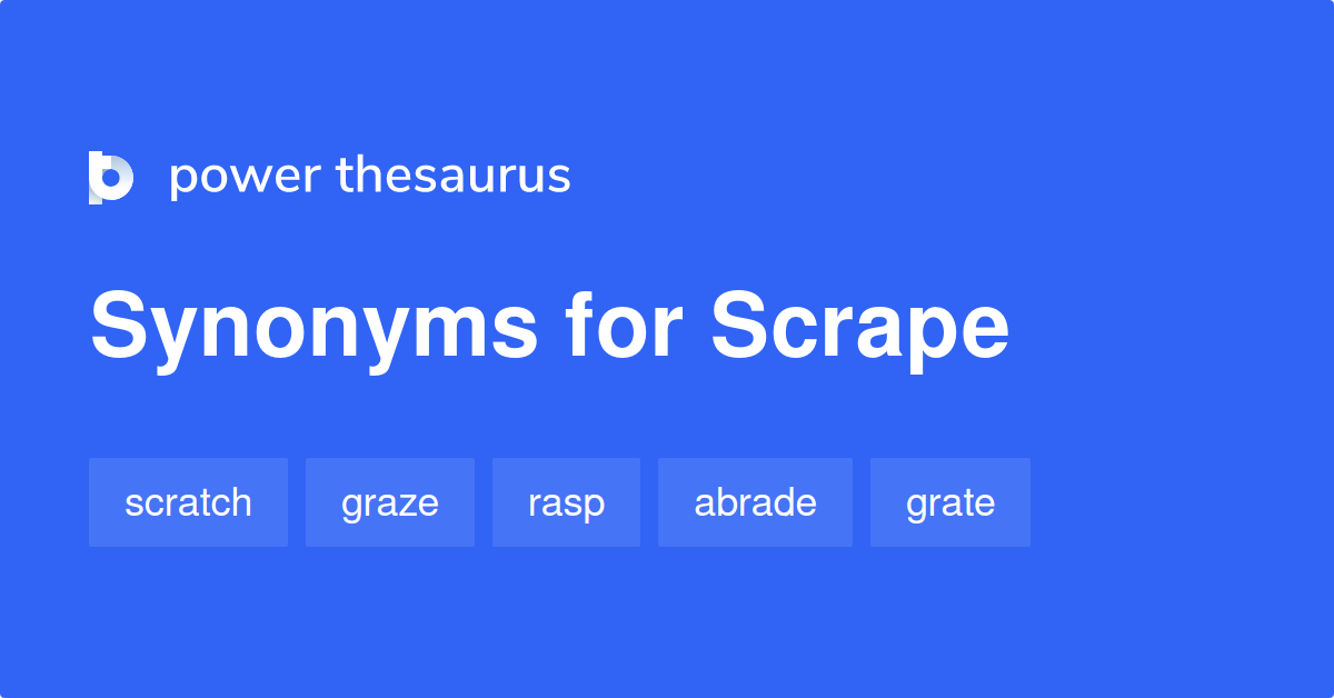 scrape synonym