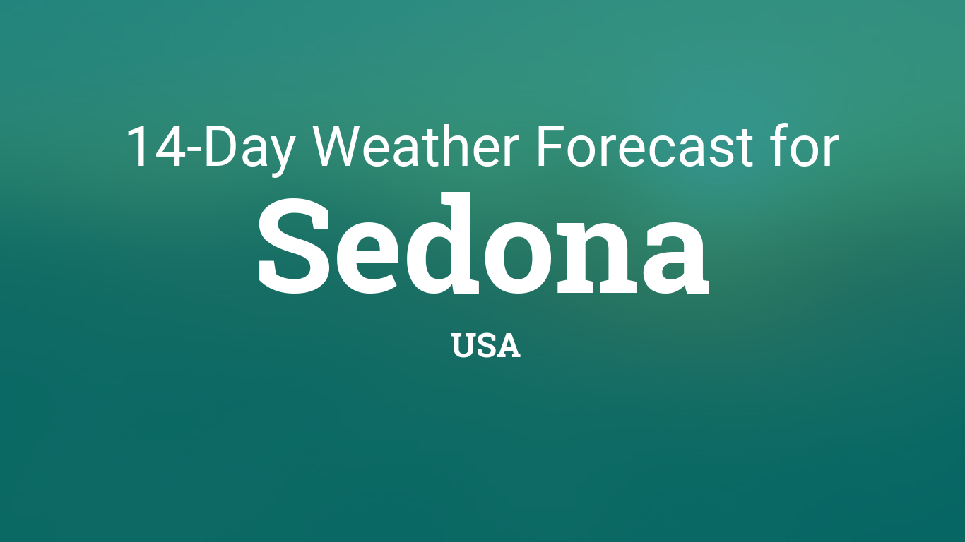 sedona 10 day weather forecast