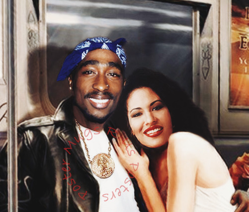 selena and tupac real photo