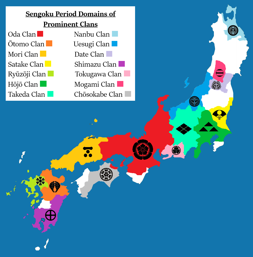 sengoku basara map