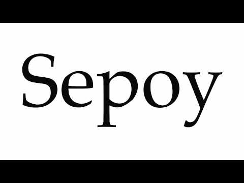 sepoy pronunciation