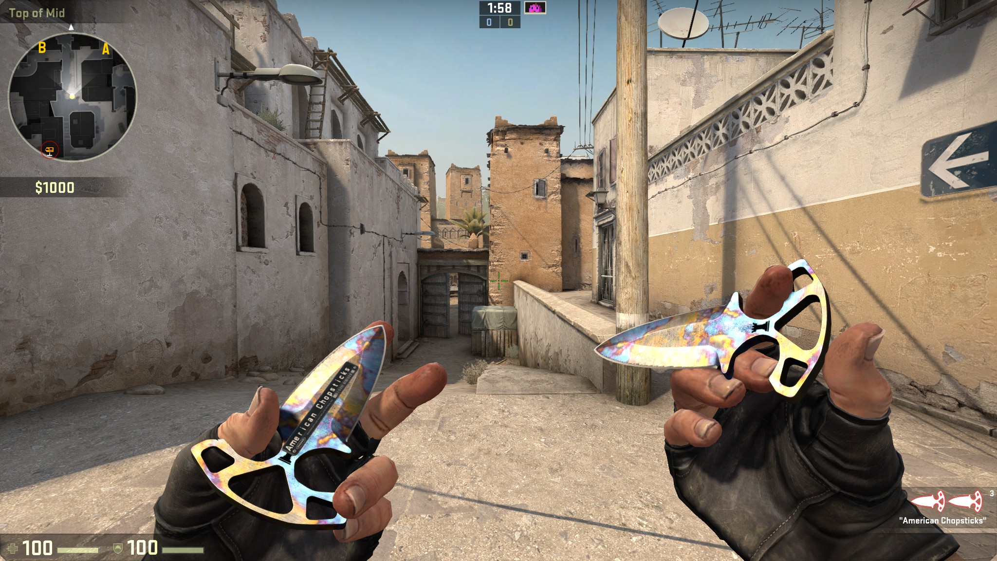 shadow daggers case hardened field tested