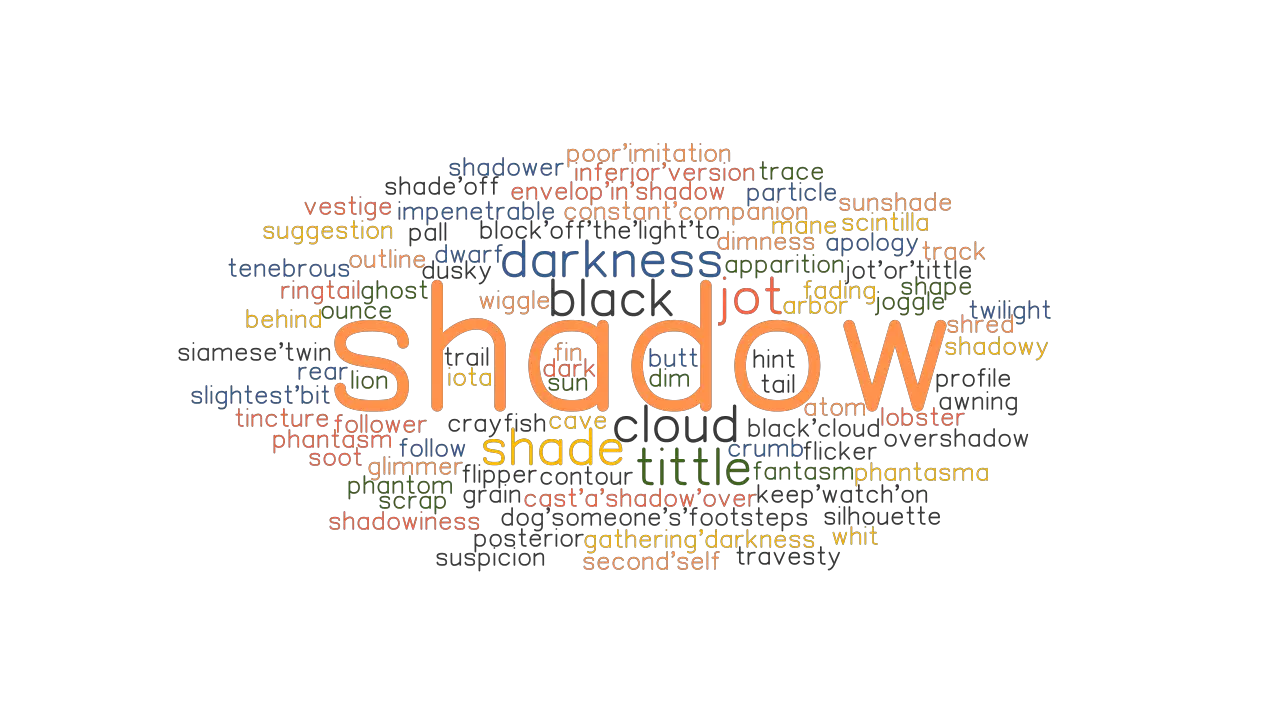 shadow synonyms in english