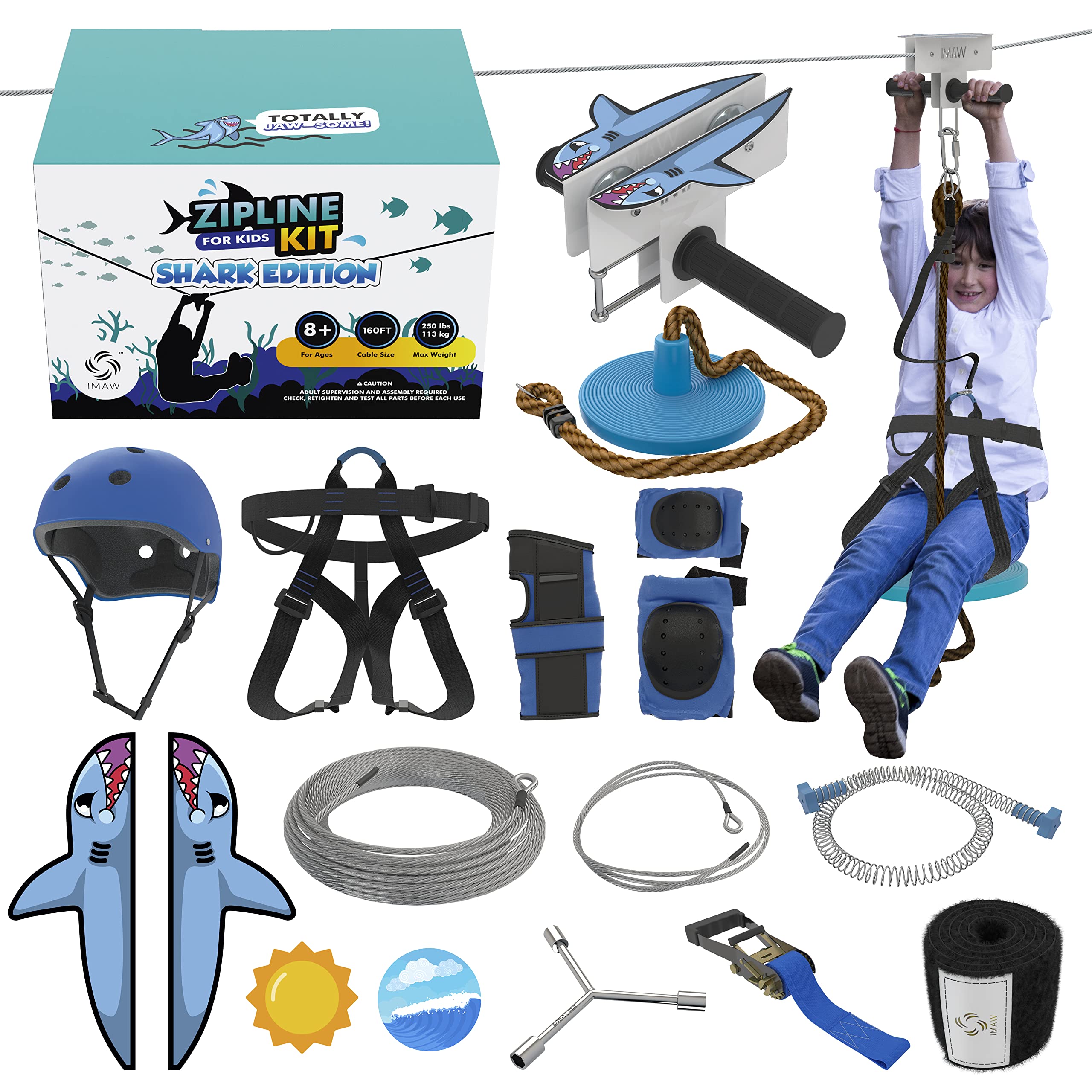 shark edition zipline kit