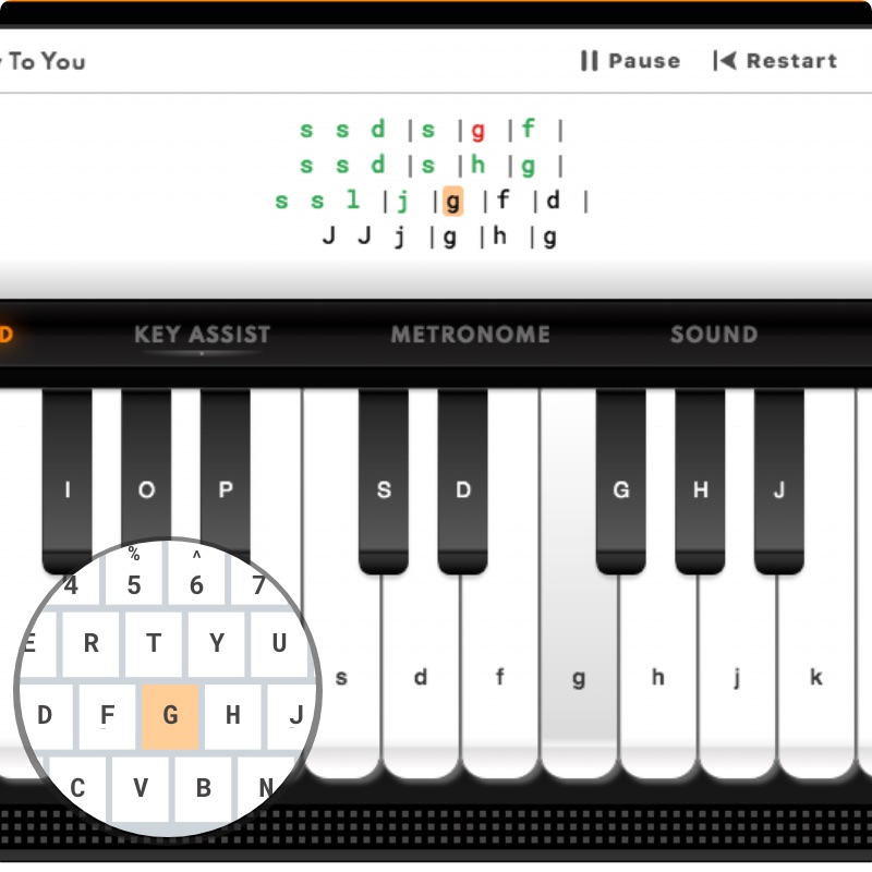 sheet piano virtual