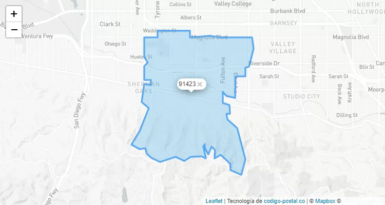 sherman oaks zip code 91423