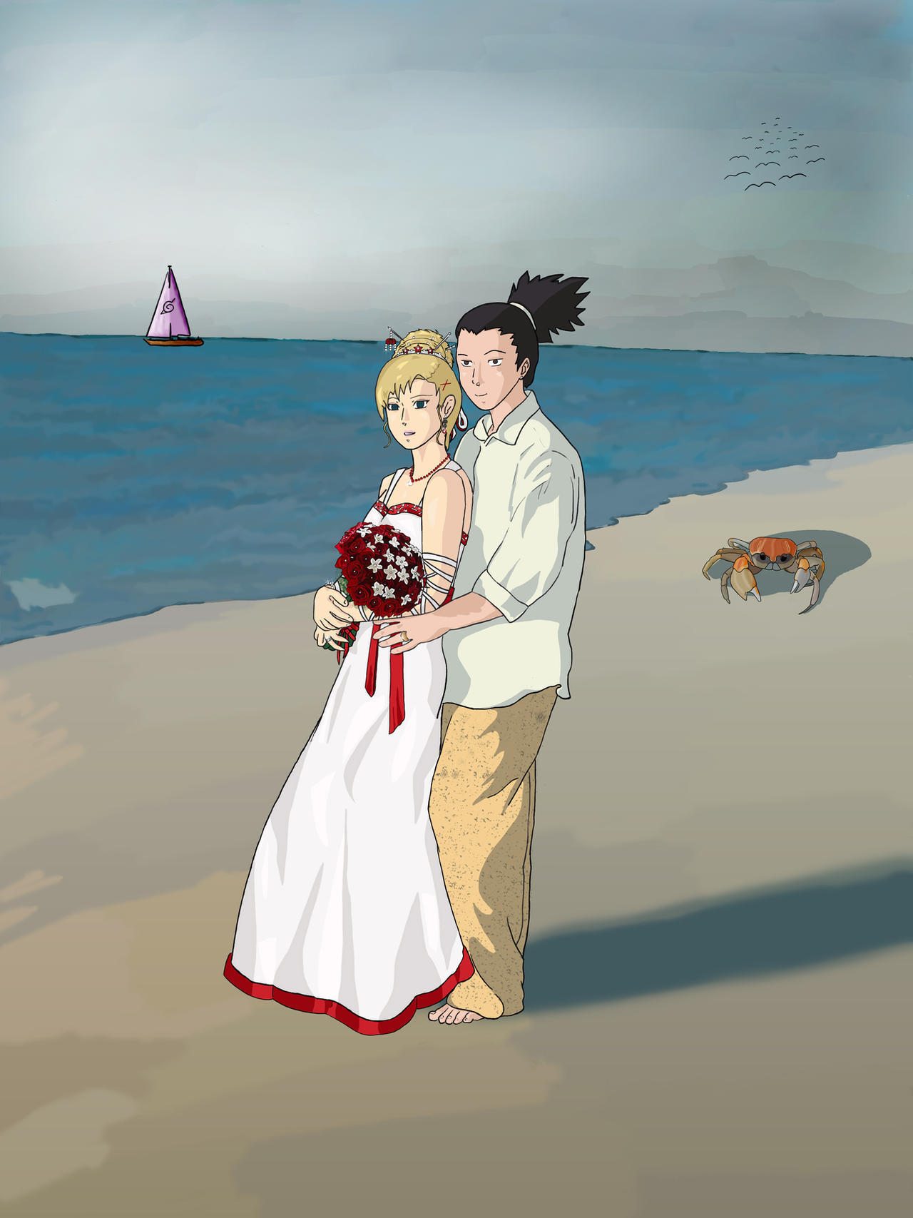 shikamaru and temari wedding