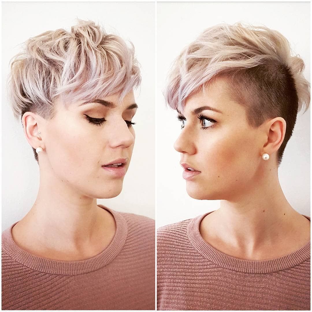 short asymmetrical pixie haircuts