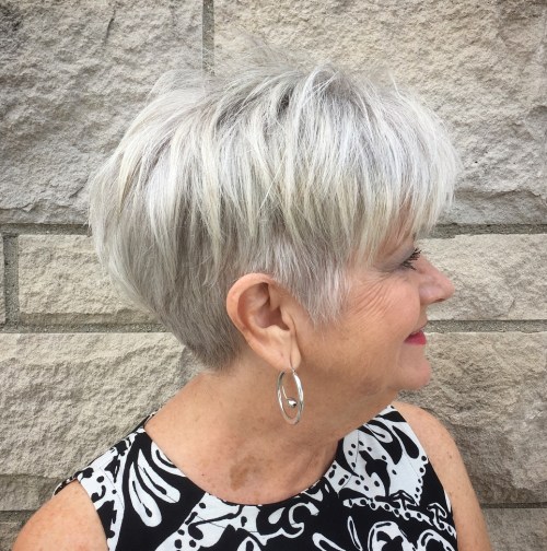 short hairstyles women over 60