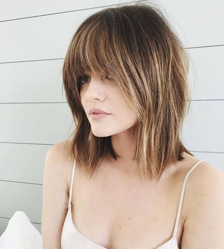 short layered hairstyles with bangs